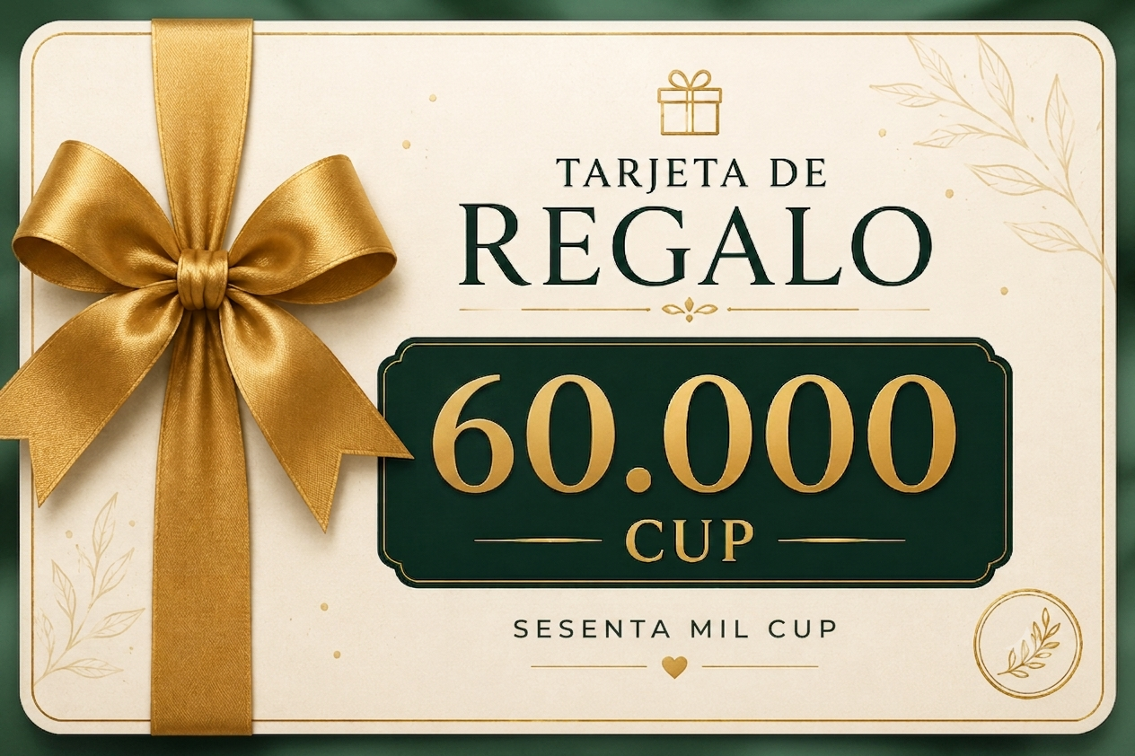 Tarjeta de Regalo (60 000cup)