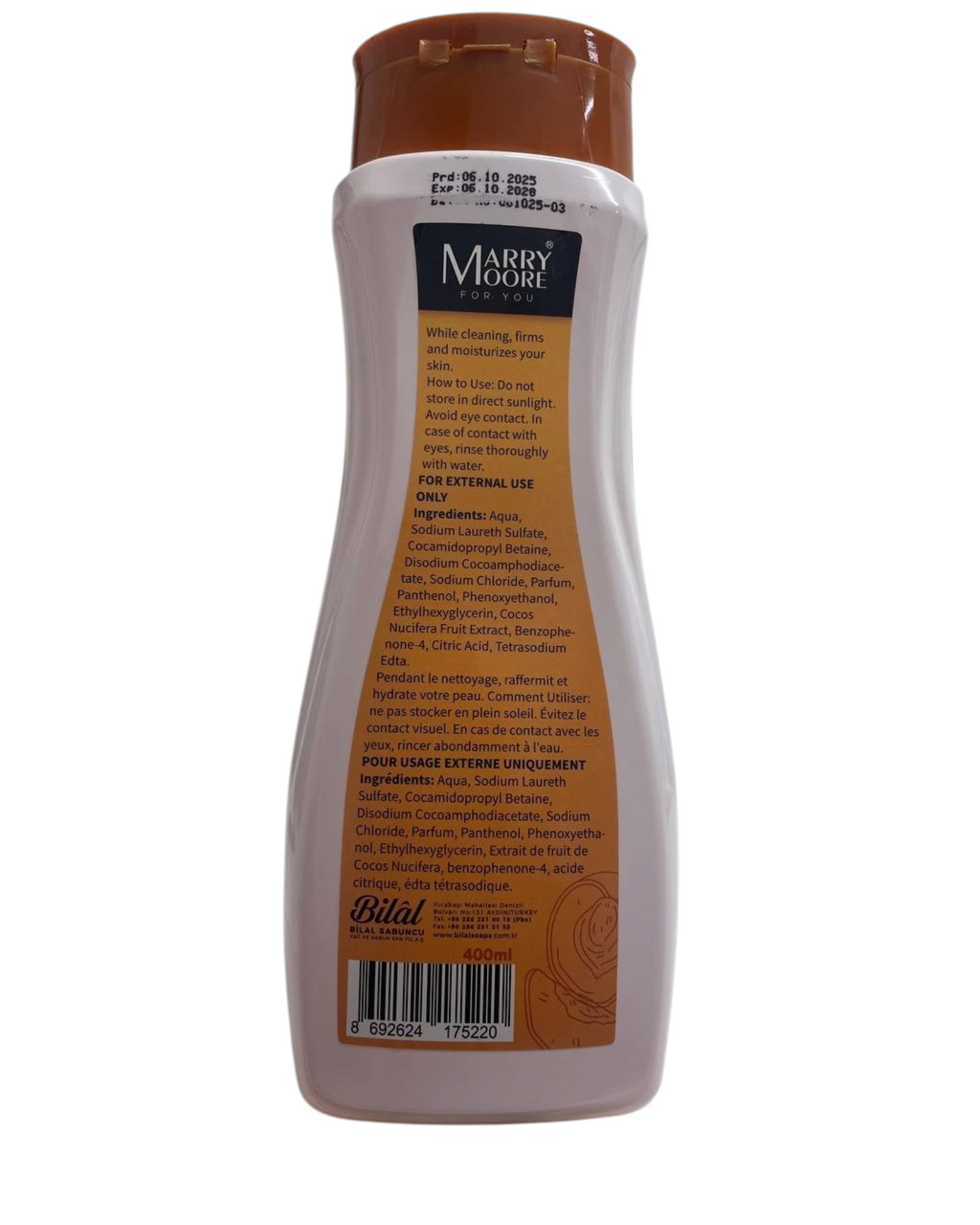 Gel de Baño, Marry Moore, 400ml