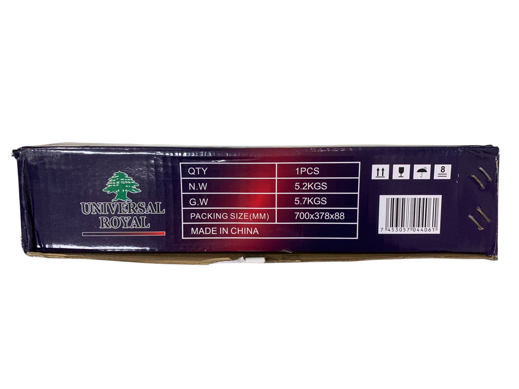 Cocina o Estufa de Gas Licuado, marca Universal Royal, de 2 quemadores