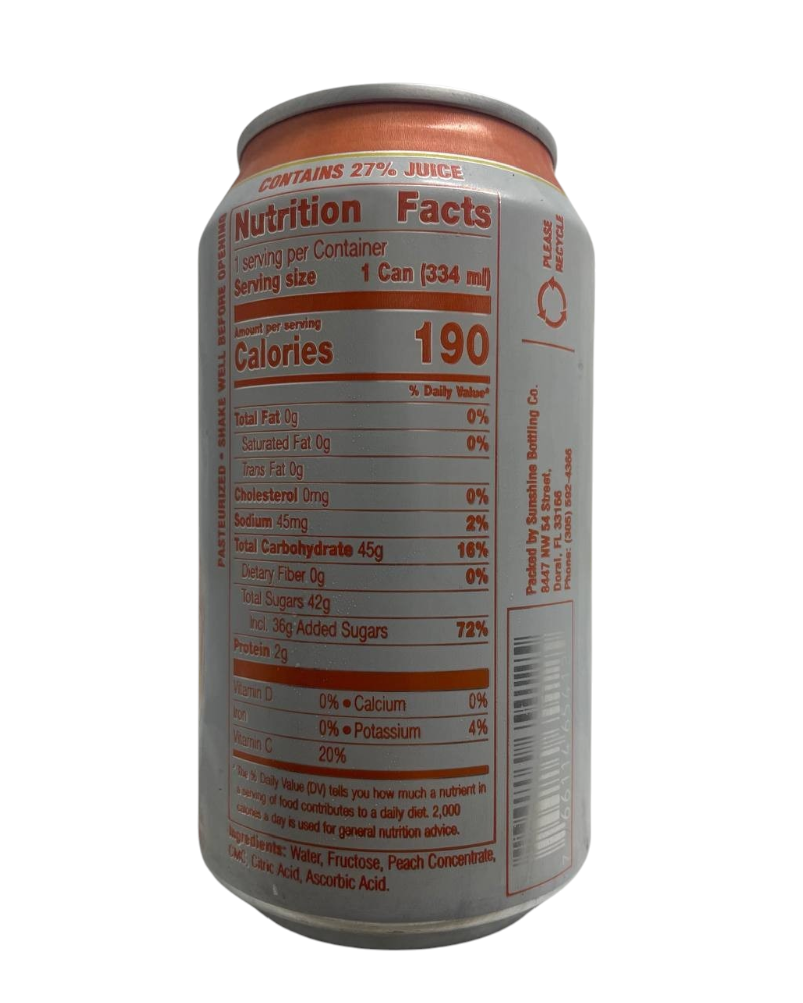 Jugo Sunchy, 334ml