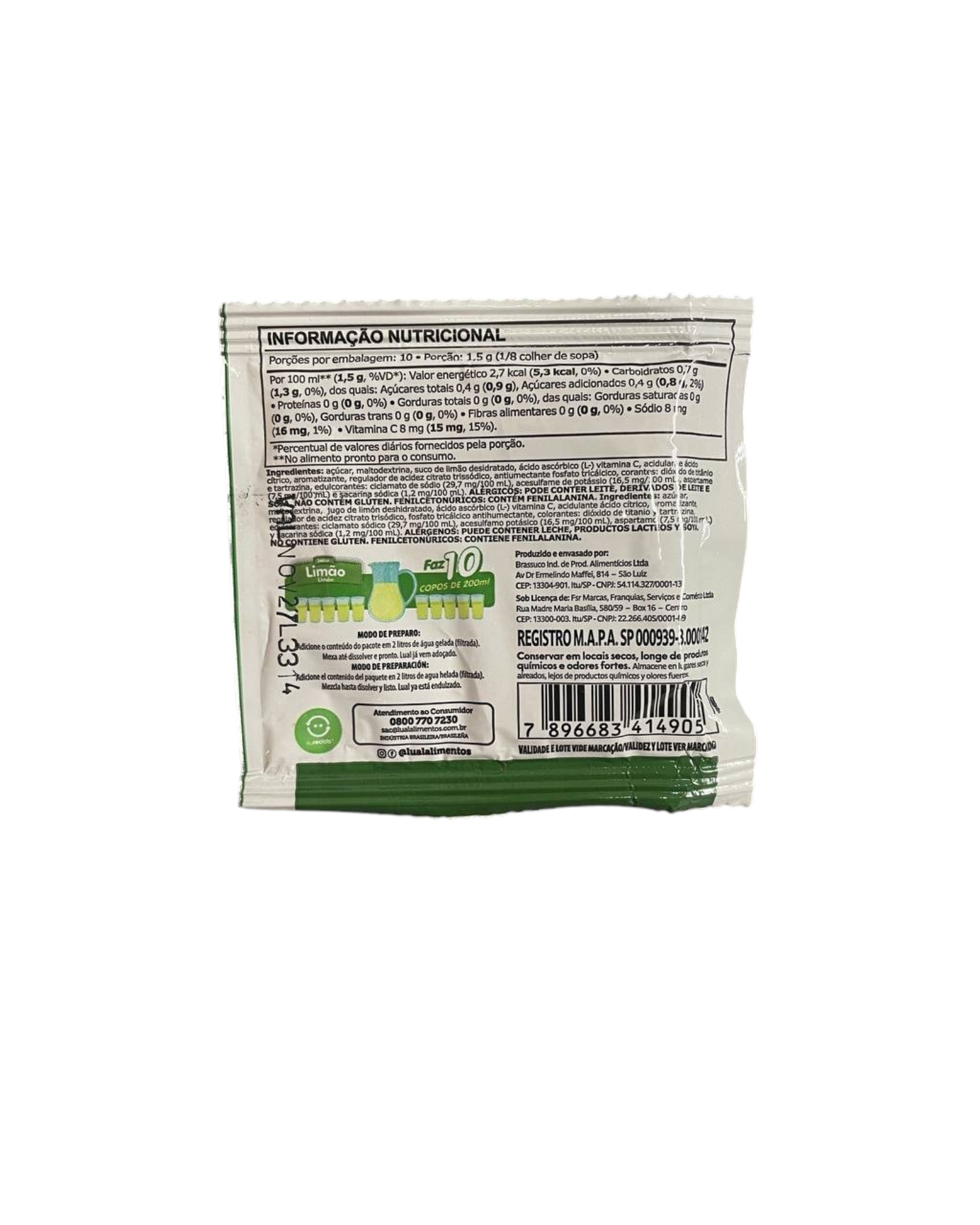 Refrescos Lual 15g, 2000ml