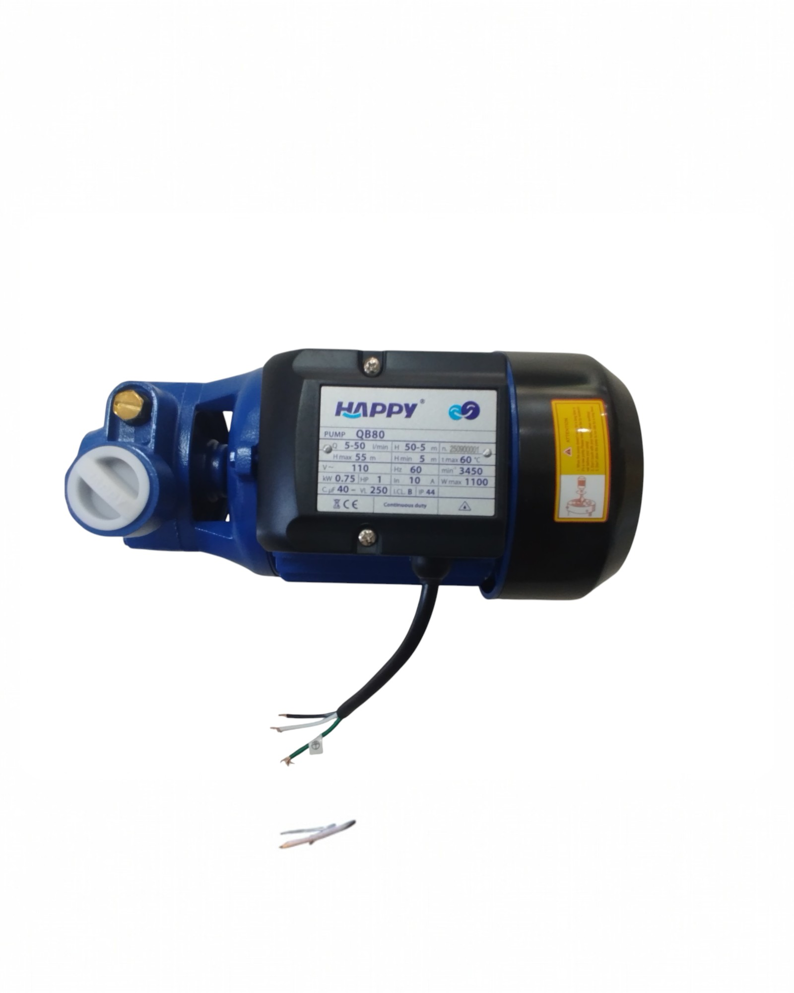 Turbinas o Bombas de Agua, marca Happy de 1Hp