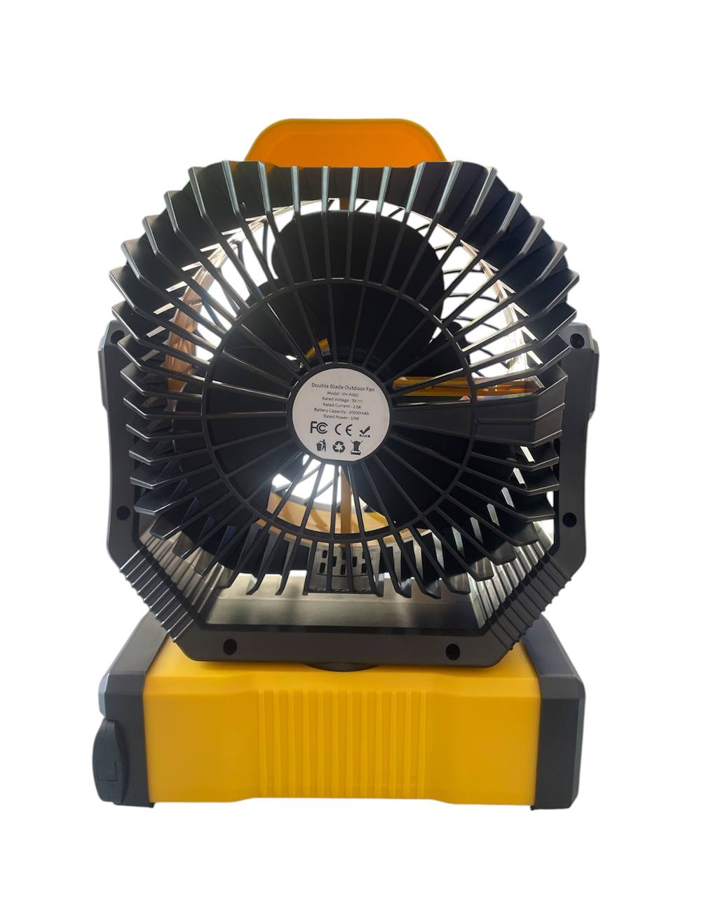 Ventilador Recargable, Double Blade, 20 000 mah