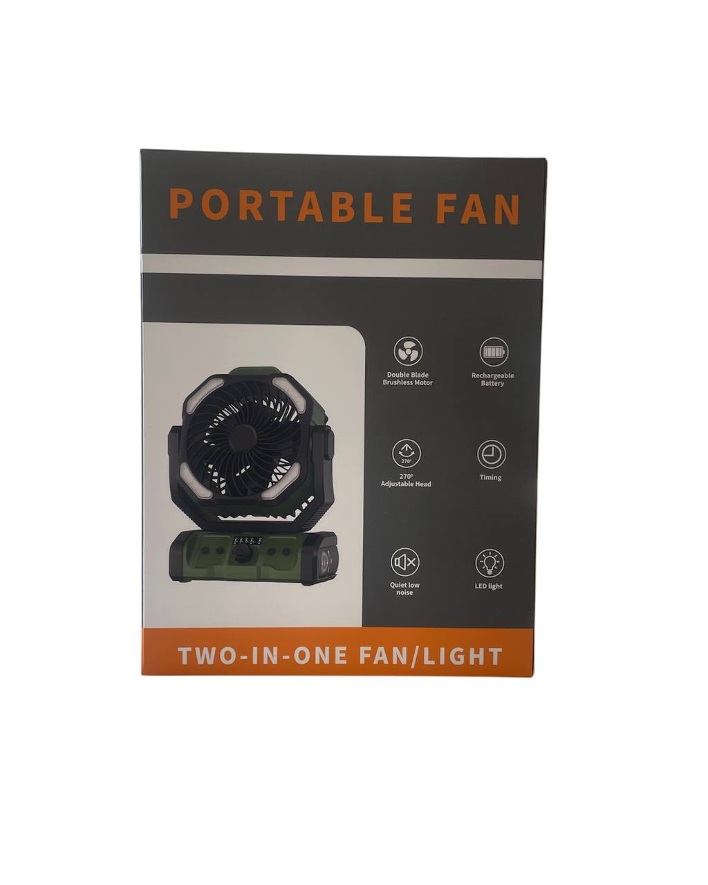 Ventilador Recargable, Double Blade, 20 000 mah