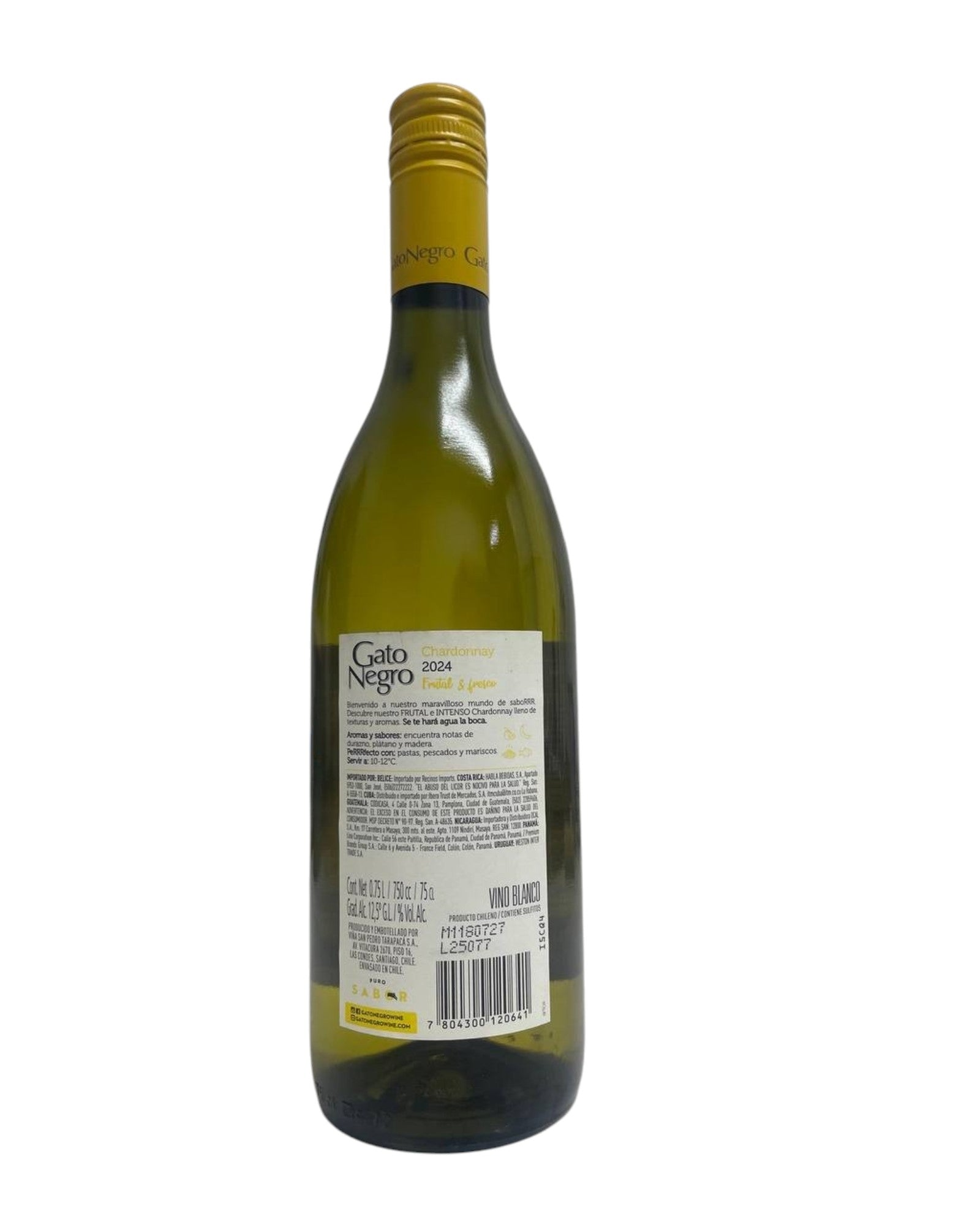 Vino Gato Negro, Chardonnay, 750 ml