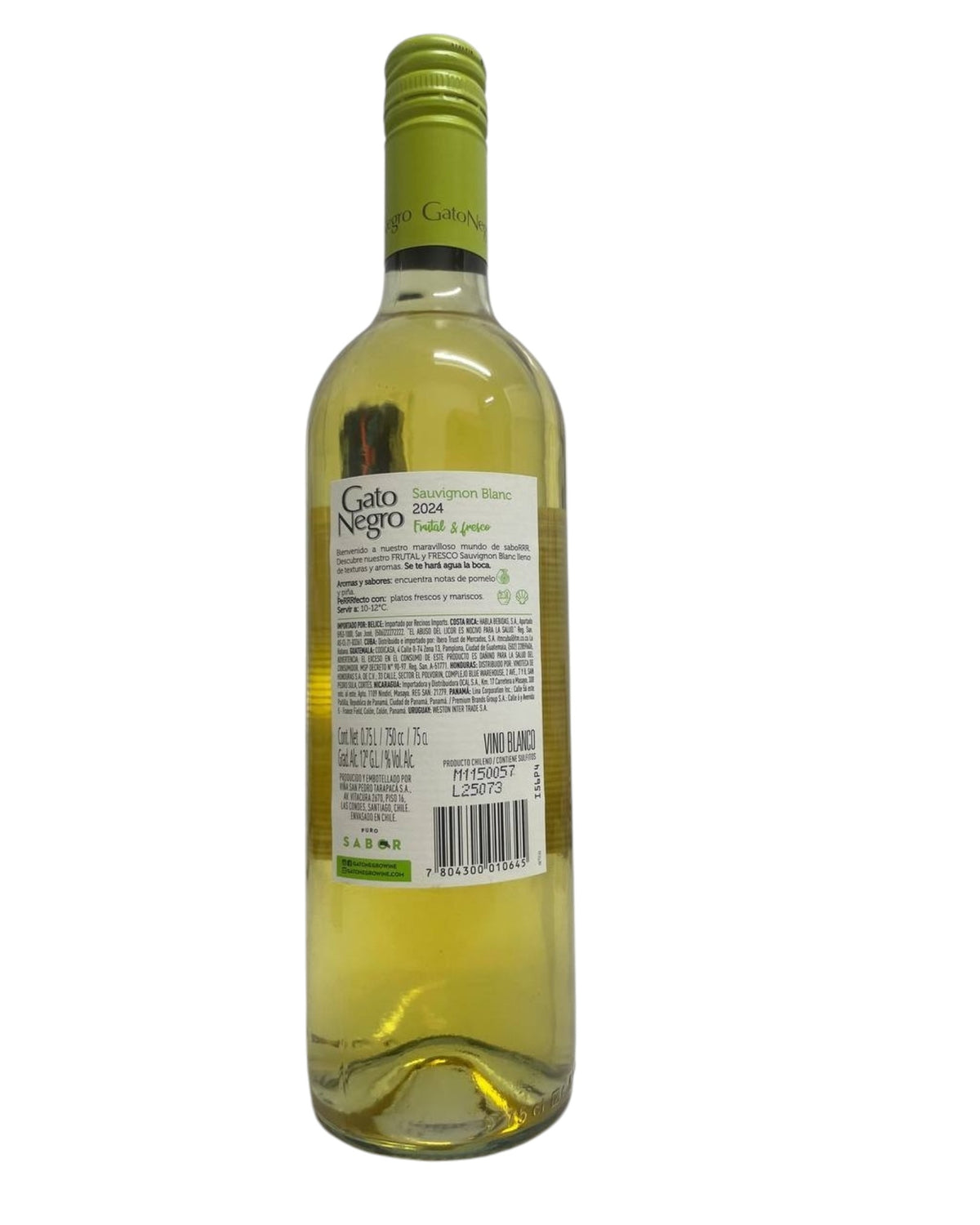 Vino Gato Negro, Suavignon Blanc, 750 ml