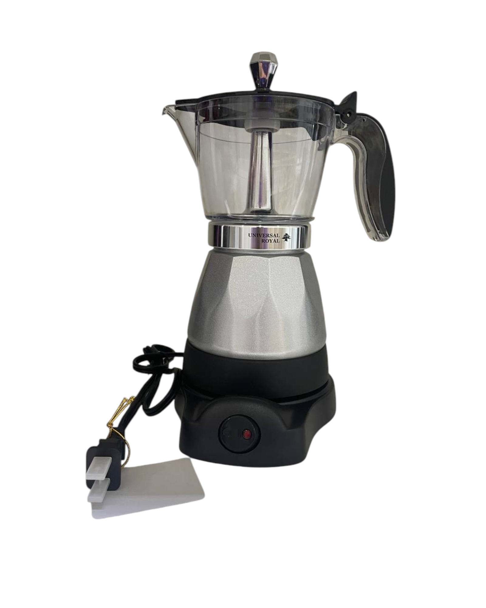 Cafetera Eléctrica, marca Universal Royal, 3/6 tzs